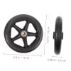 FOMIYES 2pcs Wheelchair Front Wheels Replacement Bearing and Quiet for Wheelchair Motor Attachment Practical and Convenient for Everyday Use view 2