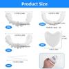 Dazzluxe 2 Pairs False Teeth Veneers, Snap on Teeth Veneers Top And Bottom, Instant Teeth Whitening Kits, Adjustable Temporary Clip in Dentures for Men Women view 4