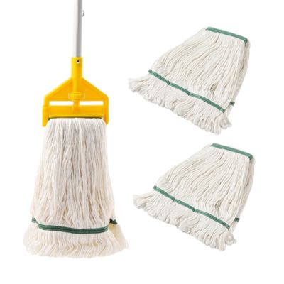 Commercial mop with Extra Two mop Heads