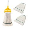 Commercial mop with Extra Two mop Heads view 1