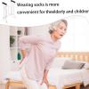 Sock Aids for Putting Socks - Compression Sock Assist Device Easy Grip Stable Sock Aid,Large Size Sock Helper, Sock Tool to Put Socks for Old, Pregnant Women view 2