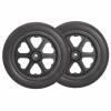12 1/2x2 1/4 Solid Rear Wheels, 12 Inch Manual Wheelchairs Replacement Wheel, PU Solid Non-Inflatable Tire, Rear Wheel Assembly, Bearing: 1/2" (12mm) (2 PCS) view 1