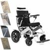 10 Inch Wheelchair Front Wheel, 10x2 Electric Wheelchair Replacement Wheel, Polyurethane Solid Non-Inflatable Tire, Bearing: 1/2" (12 mm) (1 Set of 2) view 2