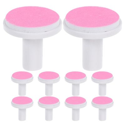 Beaupretty 10pcs Baby Nail File Pads Nail Trimmer Replacement Electric Grinding Heads for Standard Suits to Newborn Infant