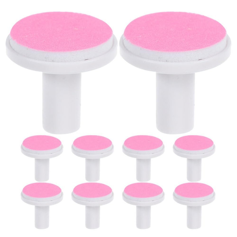 Beaupretty 10pcs Baby Nail File Pads Nail Trimmer Replacement Electric Grinding Heads for Standard Suits to Newborn Infant