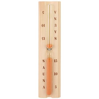 NUZBCPETR Wood Sauna Sand Clock Timer Accurate Heat Resistant Wall Mounted Sand Timer for Spa/Bath/Coffee House/Restaurant