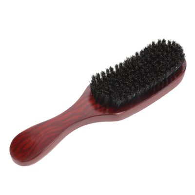 minkissy Paddle Brush for Thick Hair Beard Brush for Men for Waves Smoothing Boar Bristle