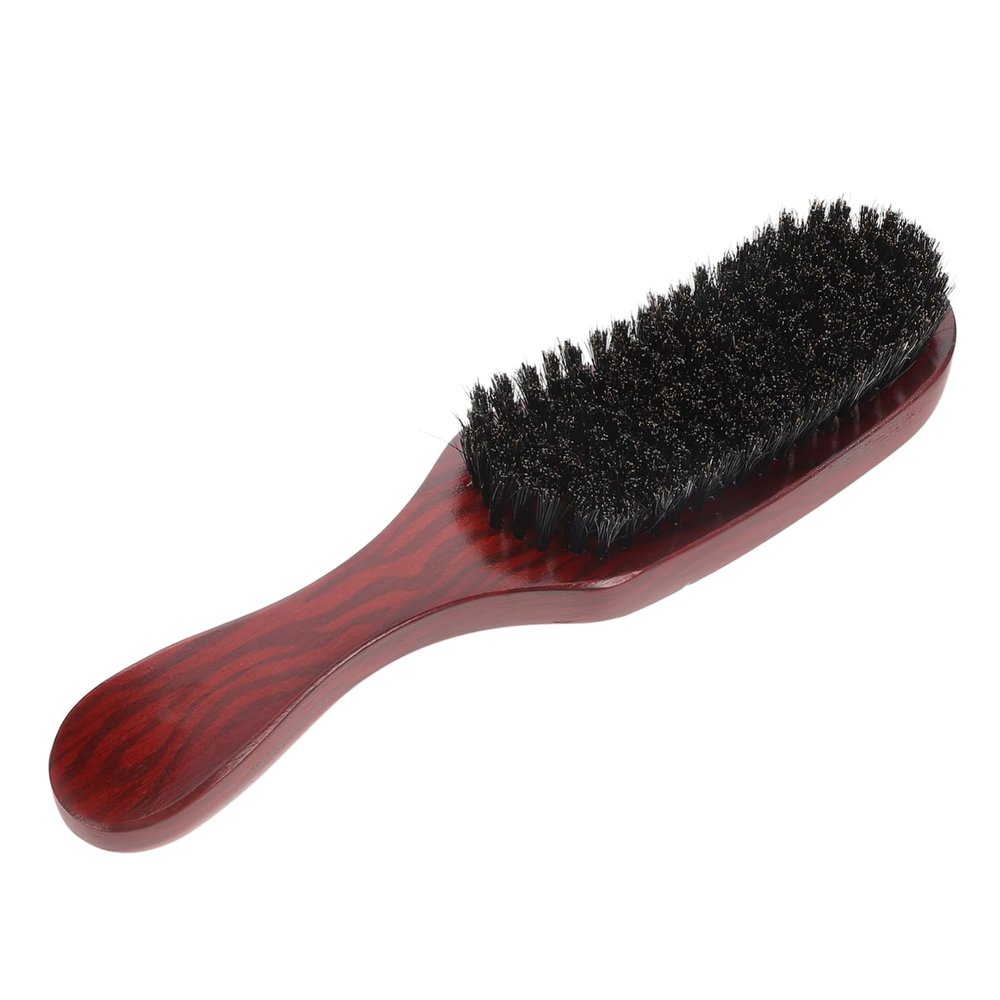 minkissy Paddle Brush for Thick Hair Beard Brush for Men for Waves Smoothing Boar Bristle