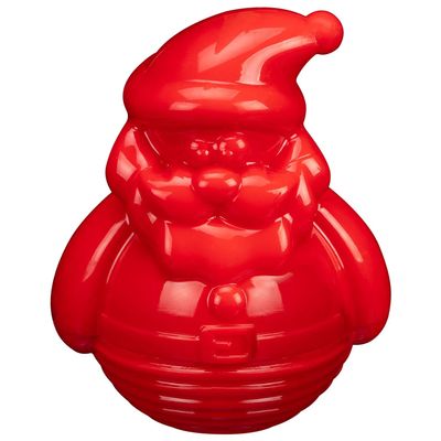 XMAS Wobbler - Santa - This XMAS Wobbler Is A Great Way To Give Your Pooch Festive Food Over Christmas - Fill With Their Favourite Treats And Watch As They Find Them.