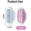 10PCS Womens Razor Blades Women Compatible with Smooth Razor Blades Refill Slide Easily Washable Easy to Replace Comfortable Shave  view 2