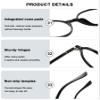 ABETOS Blue Light Blocking Reading Glasses for Women Men Retro Round Frame Computer Readers Eyeglasses for Reading Gaming 0.0 1.0 1.5 2.0 2.5 3.0, Green+3.0 view 4