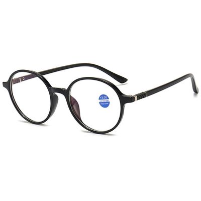 ABETOS Blue Light Blocking Reading Glasses for Women Men Retro Round Frame Computer Readers Eyeglasses for Reading Gaming 0.0 1.0 1.5 2.0 2.5 3.0, Black+1.0