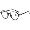 ABETOS Blue Light Blocking Reading Glasses for Women Men Retro Round Frame Computer Readers Eyeglasses for Reading Gaming 0.0 1.0 1.5 2.0 2.5 3.0, Black+1.0 view 1