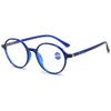 ABETOS Blue Light Blocking Reading Glasses for Women Men Retro Round Frame Computer Readers Eyeglasses for Reading Gaming 0.0 1.0 1.5 2.0 2.5 3.0, Blue+0.0 view 1