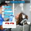 Teeth Whitening Machine with Remote, Dental Teeth Whitening Lamp, Adjustment Height Teeth Whitener 4 LED Cold Light, Bleaching Teeth Whitening for Hospitals, Beauty Salons, Homes view 3