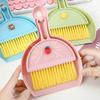 Ipetboom Mini Brush and Dustpan Set 3pcs Strawberry Pattern Small Cleaning Tool for Desktop Keyboard Car Air Vent Interior Detail Cleaning view 4