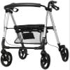 CVNIMV Rollator Shopping Cart Walking Frame Foldable Compact Mobility Aids with Seat Bag and Wheel Transport Walking Stick Elderly Disabled Yearn for Independence view 1