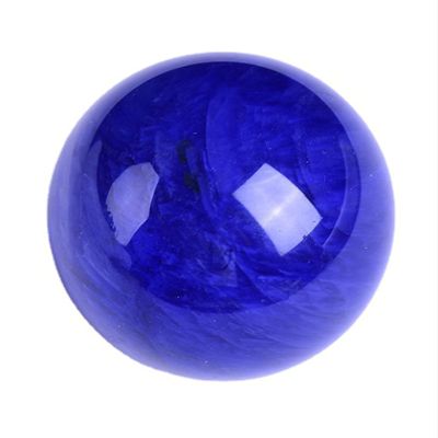 NHDVDVAV Smelting Blue Crystal Ball Natural Quartz Crystal Sphere with Stand,Magic Crystal Ball Healing Mineral Gemstone Ball Sculpture Figurine,8cm/3.1in
