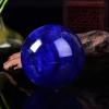 NHDVDVAV Smelting Blue Crystal Ball Natural Quartz Crystal Sphere with Stand,Magic Crystal Ball Healing Mineral Gemstone Ball Sculpture Figurine,8cm/3.1in view 3