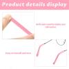 4 Pairs Glasses Comfort Ear Pads,Glasses Ear Cushions,Glasses Arm Covers,Soft Knitted Cotton Ear Pads for Glasses,Pink Glasses Legs Cushions Glasses Reading Sports Sunglasses Glasses Grips Behind Ears view 3