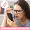4 Pairs Glasses Comfort Ear Pads,Glasses Ear Cushions,Glasses Arm Covers,Soft Knitted Cotton Ear Pads for Glasses,Pink Glasses Legs Cushions Glasses Reading Sports Sunglasses Glasses Grips Behind Ears view 4