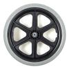 16 Inch Manual Wheelchair Replacement Rear Wheel, 16x1.75 Wheelchair Wheel Accessories, Non-Pneumatic Solid Tires, Bearing 12 mm(1/2 inch), 1 Pair view 2
