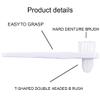 Denture Brush Double Head Denture Brush, 8pcs Double Head Denture Cleaning Toothbrush, False Teeth Cleaning Toothbrush, Portable Double-Sided Brush view 3