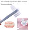 Denture Brush Double Head Denture Brush, 8pcs Double Head Denture Cleaning Toothbrush, False Teeth Cleaning Toothbrush, Portable Double-Sided Brush view 4