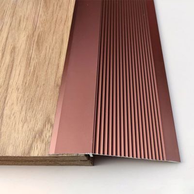 10cm Extra Wide Aluminum Floor Transition Strip Carpet/Tile Threshold Reducer for Vinyl Flooring Home Walkers Entry Ramp Gold 1.3m/51 in Length