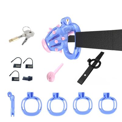 Cock cage Male Chastity Device Spiked cage Chastity Belt A25 (S)