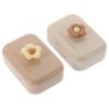 HOMOCONO 2sets Cute Holder Travel Case Lens Organizer Small Storage Box for Eyes view 1