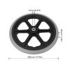 14 Inch Wheelchair Wheel Replacement Sturdy PU Material for Wheelchairs Walkers Seniors Blue view 4