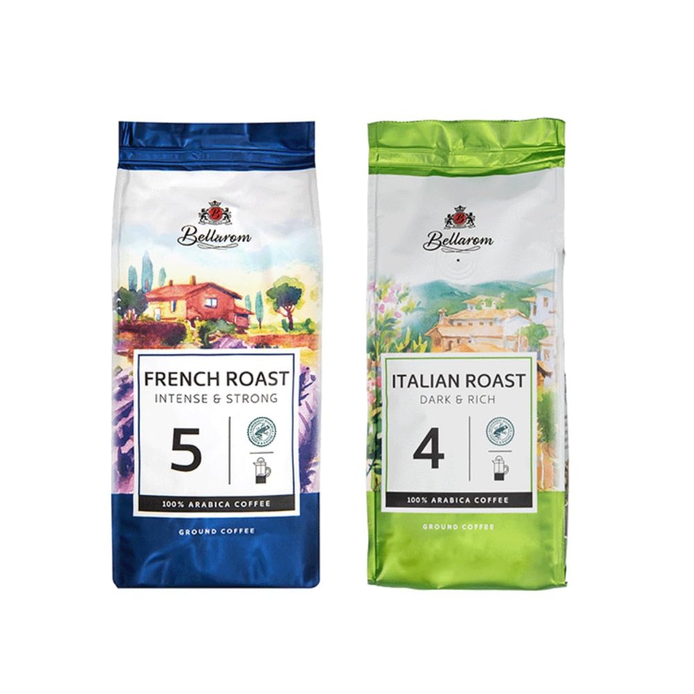 French and Italian ground coffee 227 gr. (pack of 2 total 454 gr.)