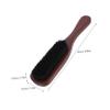 AUTSUPPL Mens Hair Brush Beard Brush Boar Bristle Wooden Handle Curly Hair Grooming Tool for Men view 2