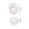 FRCOLOR Portable Fitness Tape Measure with Automatic Retractable Mechanism Dual Sided BMI Chart Waist and Physique Measurement Tool Plastic White 1.5M view 2