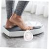 FRCOLOR Portable Fitness Tape Measure with Automatic Retractable Mechanism Dual Sided BMI Chart Waist and Physique Measurement Tool Plastic White 1.5M view 4