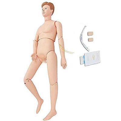 Nursing Skills CPR Dummy Life Size Mannequin Geriatric Human Model - Full Body Patient Care Training Simulator for Education & Teaching Medical Practice