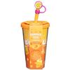 BargainsMania Bubble Tea & Tumbler Set - Passion Fruit & Mango - Enjoy A Delicious in A Matching Tumbler - Includes: Bubble Tea Cup with Straw, Tea Bag, Syrup, Flavoured Popping view 1