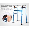 LoJax Walking Frame for Climbing Stairs Standard Walker, Aluminium Folding Walking Frame, Rehabilitation Auxiliary Walking Frame, Walking Mobility Aid for Seniors view 3