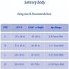 Sensory Body SocksSensory Bags Full Body Wrap to Relieve Stress Stretchy Breathable, Sensory Needs Child Autism Stockings, Autism Equipment Adult Sensory Sock Autism Body Sock(Blue,S) view 4