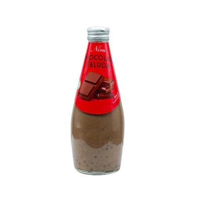 Niru's Chocolate Faluda Drink 290Ml Refreshing Fruit And No Preservatives Contains chocolate Flavor