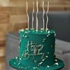 lvbeybc Happy Birthday Cake Topper | Gold Mirror Acrylic | 1 Piece | Cake Topper | Birthday Occasion | Gold Color Family view 2