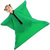 Sensory Stretchy Body Sock for Individuals with Autism, Anxiety - Deep Pressure Simulation Body Blanket - Full-Body Wrap - Snap Closure(Green,S) view 1