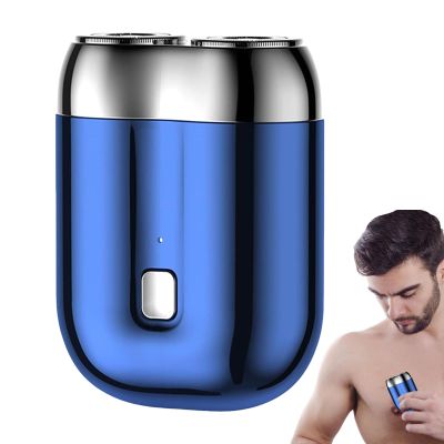 Double-Head Travel Electric Buzzer, Pocket Size Beard Shaving Buzzer, Waterproof Travel Electric Shaver, Rechargeable Electric Buzzer, Portable Shaving Device, Electric for Travel, Compact Beard