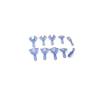 10 Pieces Plastic-Steel Dental Impression Trays New Dental Instruments view 1