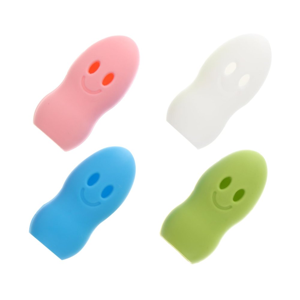 Beaupretty 4pcs Cartoon Silicone Toothbrush Protective Cover Case for Boys and Girls Travel Home Daily Use Random Color