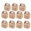 Beavorty 20pcs Kraft Paper Candy Wrapping Box Party Favor Candy Bag Tote Bag Shape for Gifts view 1
