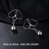 Nipple Clamps with Gravity Ball Sex Adjustable Body Clips Non-Piercing Body Jewelry for Women and Couples view 2