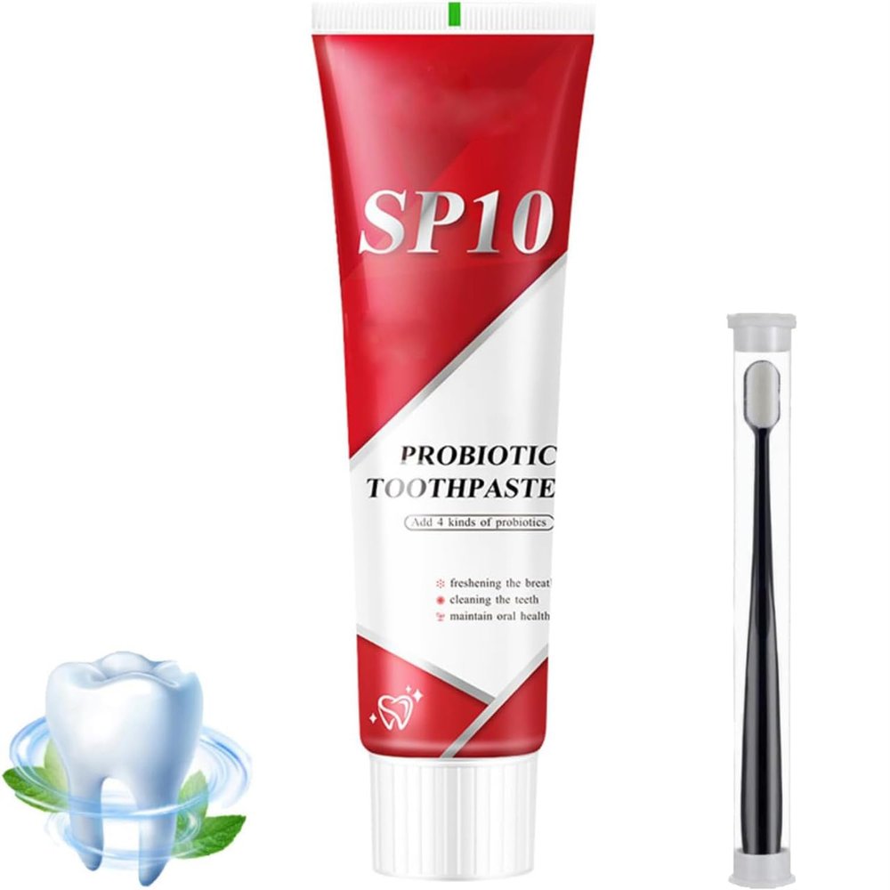 Cophksu Sp10 Probiotic Toothpaste, Sp 10 Probiotic Toothpaste Whitening, Sp10 Ultra Whitening Toothpast, Stain Removal and Whitening Toothpaste, Sp-10 Ultra Whitening Toothpaste (1 Pcs)