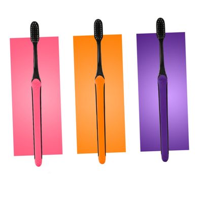 Beaupretty 6pcs Travel Toothbrush Natural Bamboo Toothbrush Soft Bristles Handle Non-Slip Firm Brush for Daily Oral Care Random Color